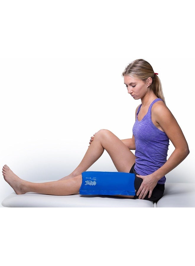Chattanooga ColPac Reusable Gel Ice Pack Cold Therapy for Knee, Arm, Elbow, Shoulder, Back for Aches, Swelling, Bruises, Sprains, Inflammation (11"x14") - Blue - Image 4